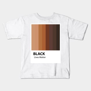 Shades of Black Kids T-Shirt